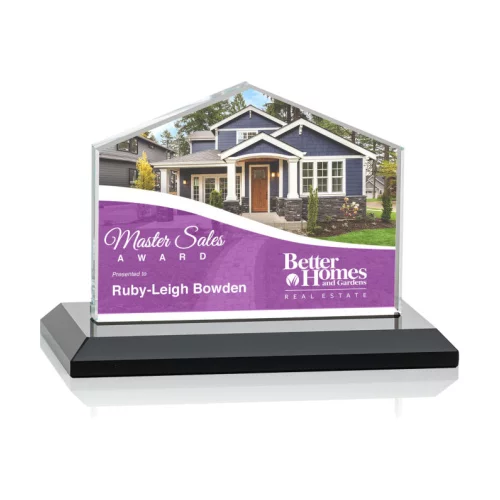 VividPrint™ Award - Domicile/Black 3"x4"