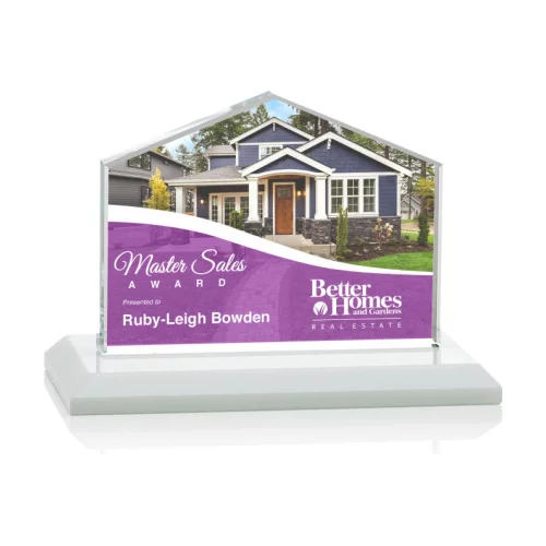 VividPrint™ Award - Domicile/White 3"x4"