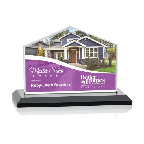 VividPrint™ Award - Domicile/Black 3½"x5"