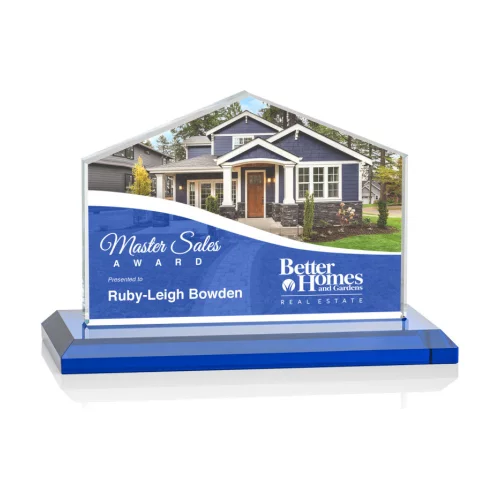 VividPrint™ Award - Domicile/Blue 3½"x5"