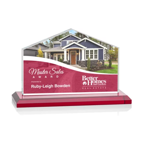 VividPrint™ Award - Domicile/Red 4"x6"
