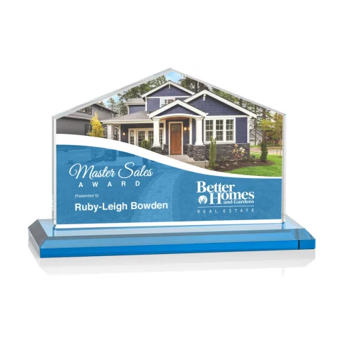 VividPrint™ Award - Domicile/Sky Blue 4"x6"