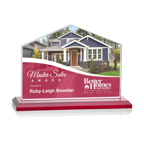 VividPrint™ Award - Domicile/Red 5"x7"