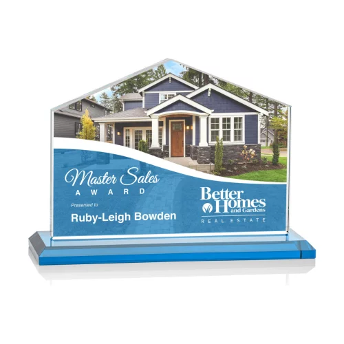 VividPrint™ Award - Domicile/Sky Blue 5"x7"