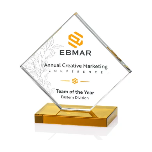 VividPrint™ Award - Wellington/Amber 4" H