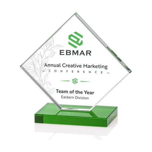 VividPrint™ Award - Wellington/Green 4" H