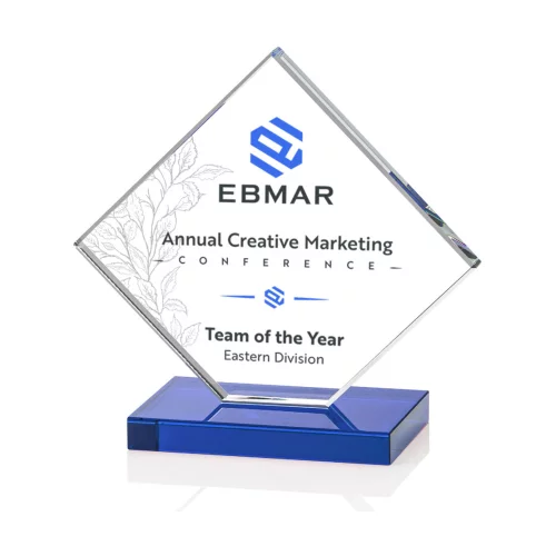 VividPrint™ Award - Wellington/Blue 4" H