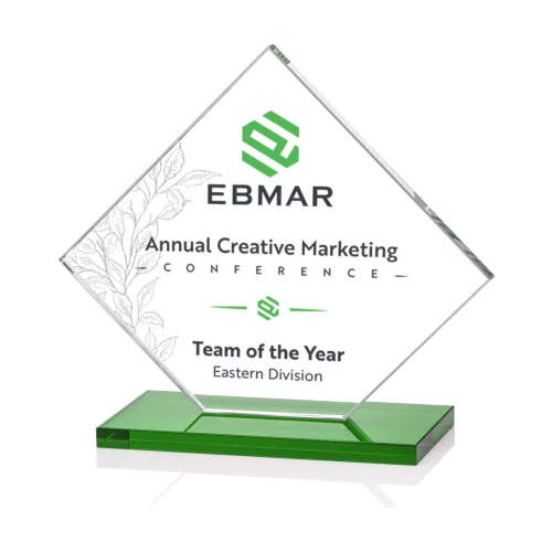 VividPrint™ Award - Wellington/Green 7" H