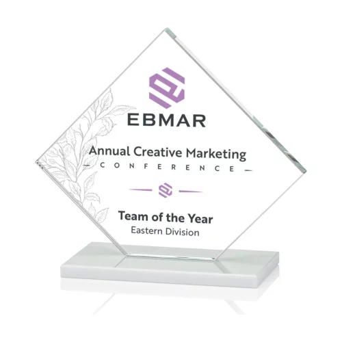 VividPrint™ Award - Wellington/White 7" H