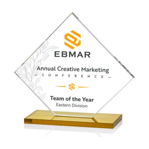 VividPrint™ Award - Wellington/Amber 8" H
