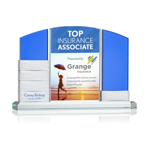 VividPrint™ Award - Lavery Starfire/Blue 9½" Wide