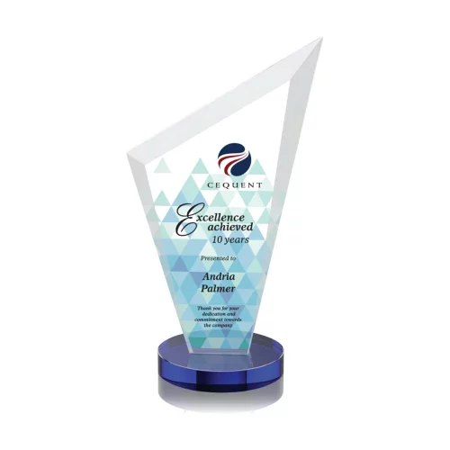 VividPrint™ Award - Condor/Blue 10"