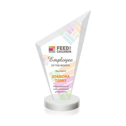 VividPrint™ Award - Condor/White 10"