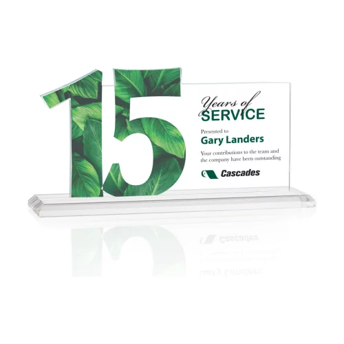 VividPrint™ Award - Hazelton 15 Year Starfire 10" W