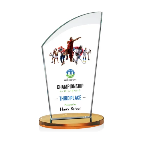 VividPrint™ Award - Tomkins/Amber 6"