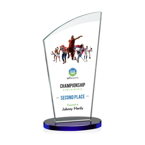VividPrint™ Award - Tomkins/Blue 8"