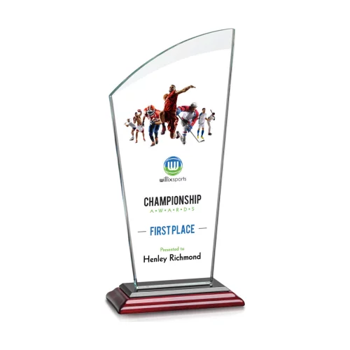 VividPrint™ Award - Tomkins/Rosewood 10"
