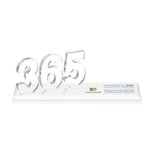 Northam Milestone 3 Digit - White