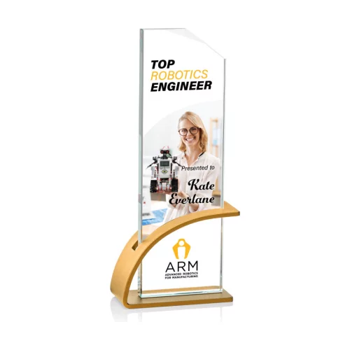 VividPrint™ Award - Barton/Gold 9"