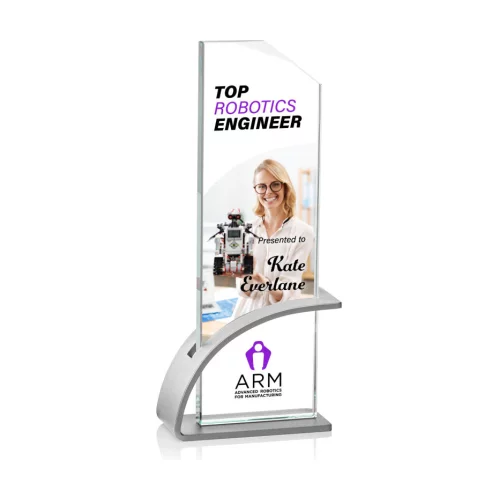 VividPrint™ Award - Barton/Silver 9"