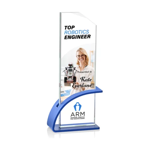 VividPrint™ Award - Barton/Blue 9"