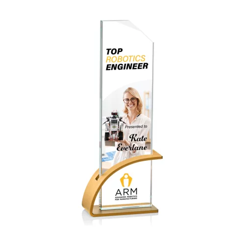 VividPrint™ Award - Barton/Gold 10½"