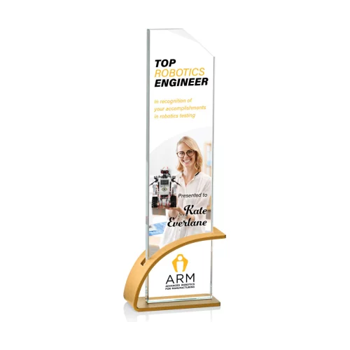 VividPrint™ Award - Barton/Gold 12"