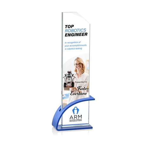 VividPrint™ Award - Barton/Blue 12"