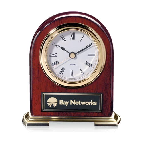 Birmingham Clock - Rosewood/Gold