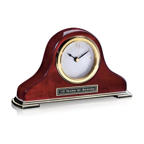 Matheson Clock - Rosewood/Gold