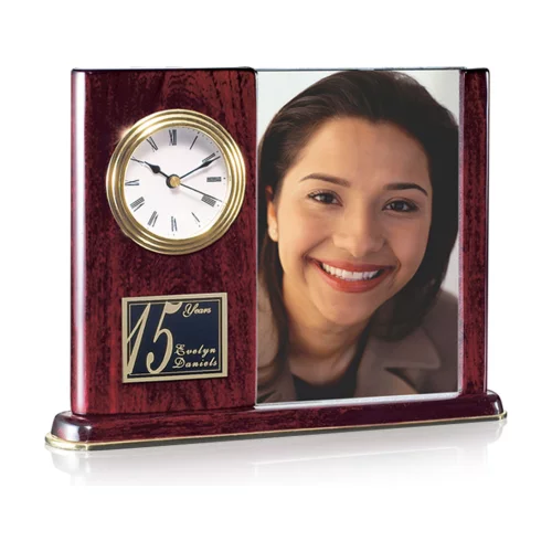 Webster Clock/Frame - Rosewood