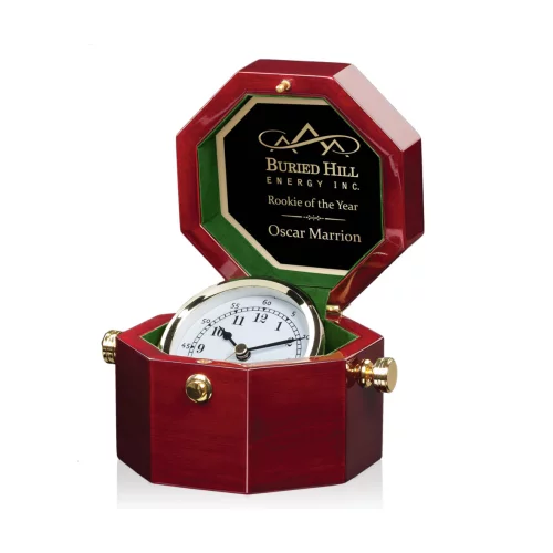 Mackinaw Clock - Rosewood 6" Wide