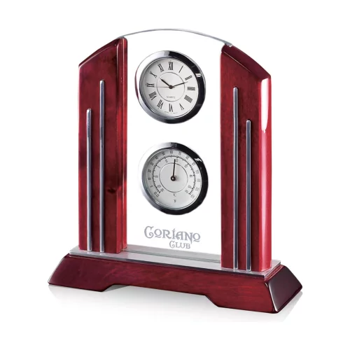 Regency Clock (2 Face) - Rosewood 7½"