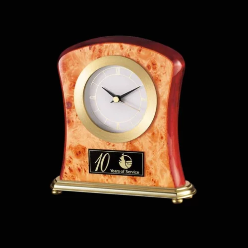 Doulton Clock - Burlwood 7"