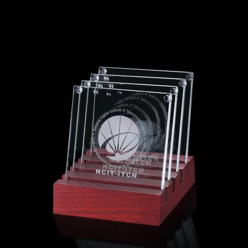 Sous-verres Rockford Starfire - Ensemble de 4 sur socle