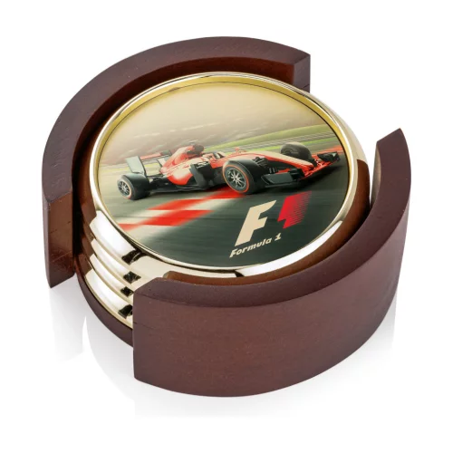 Sous-verre VividPrint™ - Ensemble de 4 Danville/Colfax Or/Or