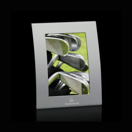 Newcastle Curved Frame - Aluminum 5"x7"