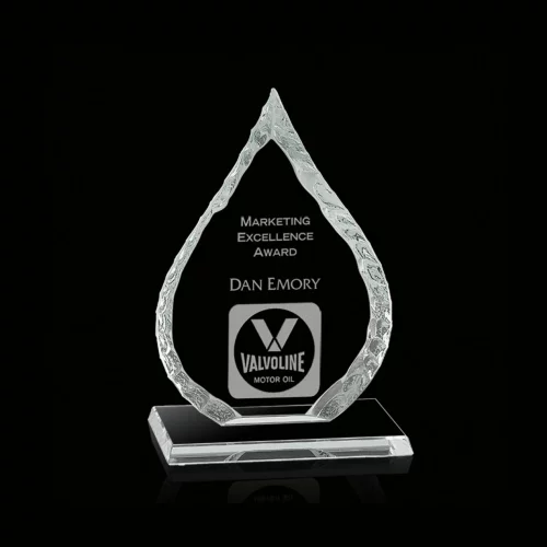 Iceberg Oil Drop - 3/8" Starfire 8½"
