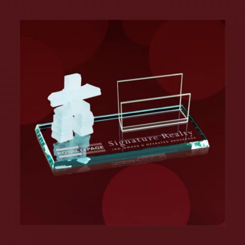 Inukshuk Cardholder - Jade 4" x 8"