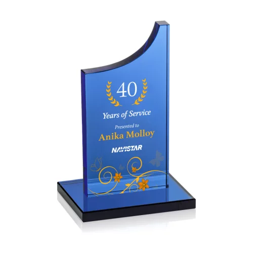 VividPrint™ Award - Berratini Blue 6"