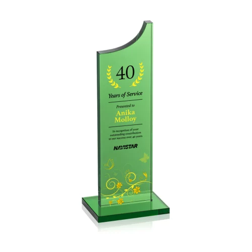 VividPrint™ Award - Berratini Green 10"