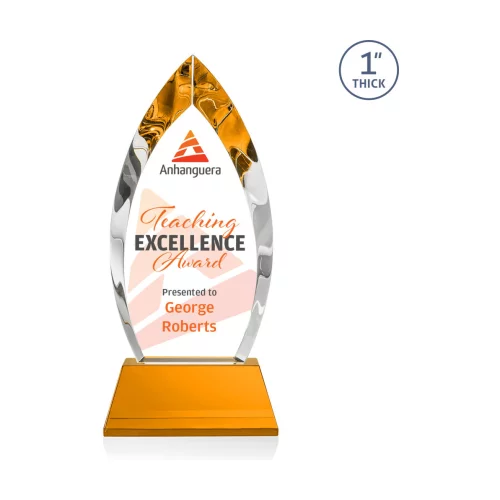 VividPrint™ Award on Base - Marinello/Amber 8½"