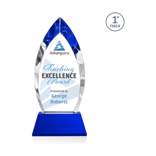 VividPrint™ Award on Base - Marinello/Blue 8½"