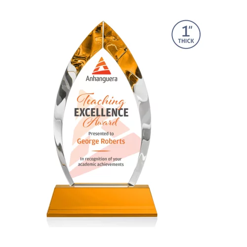 VividPrint™ Award on Base - Marinello/Amber 10½"