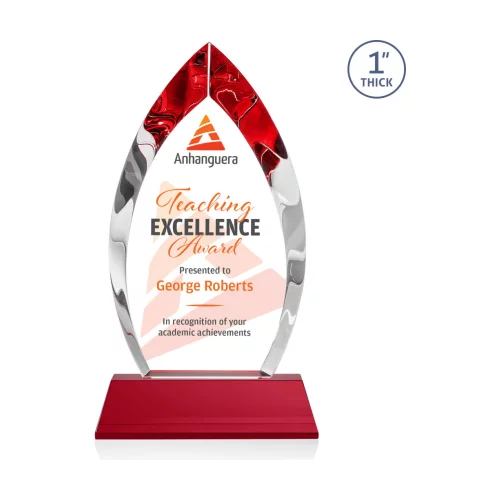VividPrint™ Award on Base - Marinello/Red 10½"