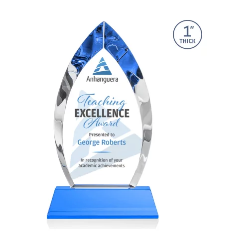 VividPrint™ Award on Base - Marinello/Sky Blue 10½"