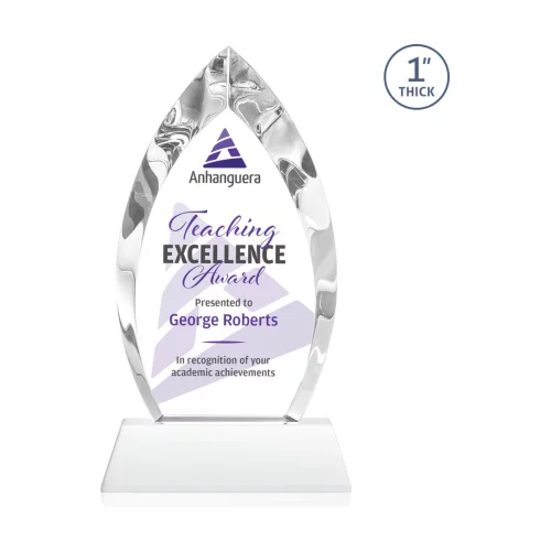 VividPrint™ Award on Base - Marinello/White 10½"