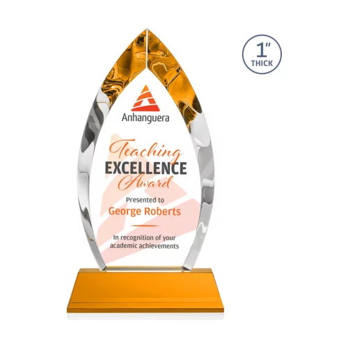 VividPrint™ Award on Base - Marinello/Amber 12½"