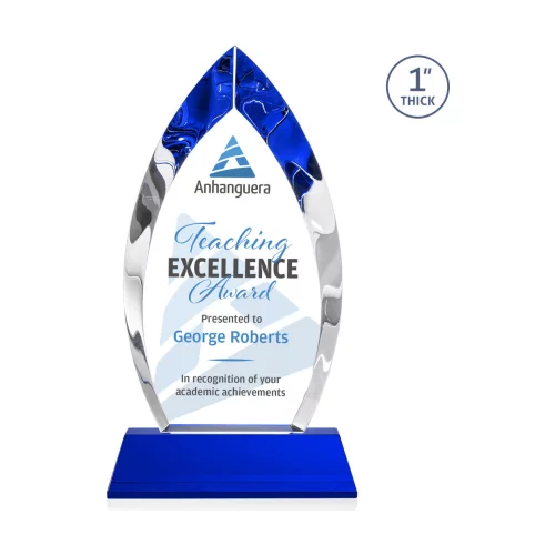 VividPrint™ Award on Base - Marinello/Blue 12½"