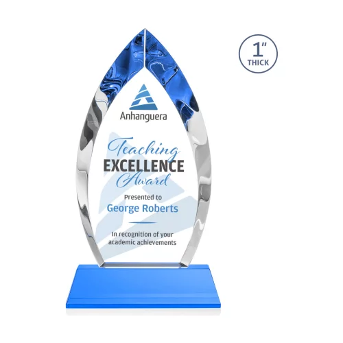 VividPrint™ Award on Base - Marinello/Sky Blue 12½"